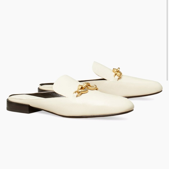 NIB with dust bag TORY BURCH Jessa Backless Loafer 7 - Picture 1 of 8
